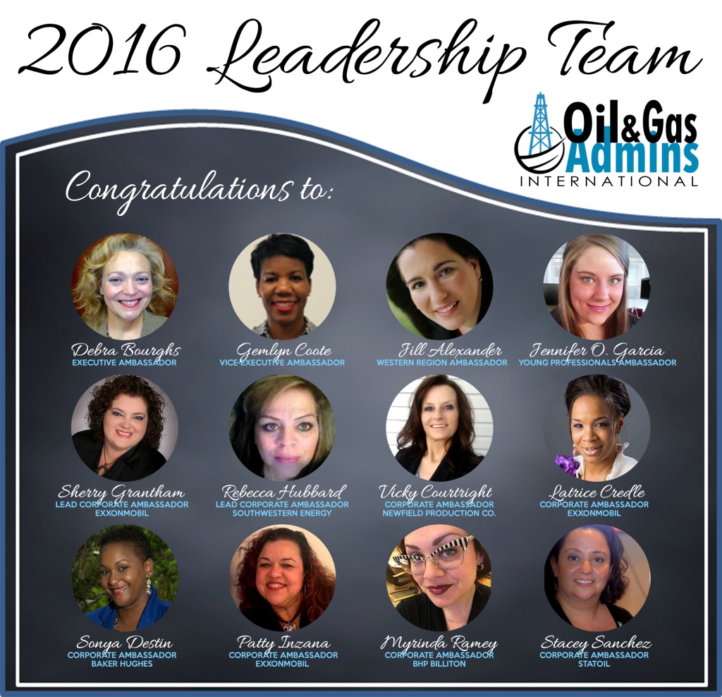 2016 Leadership Team Announcement