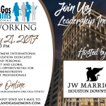 OGA NETWORKING AND LEADERSHIP INDUCTION AT JW MARRIOTT HOUSTON DOWNTOWN