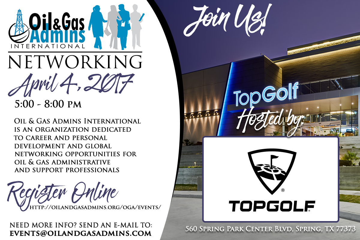 OGA NETWORKING AT TOP GOLF IN SPRING, TX