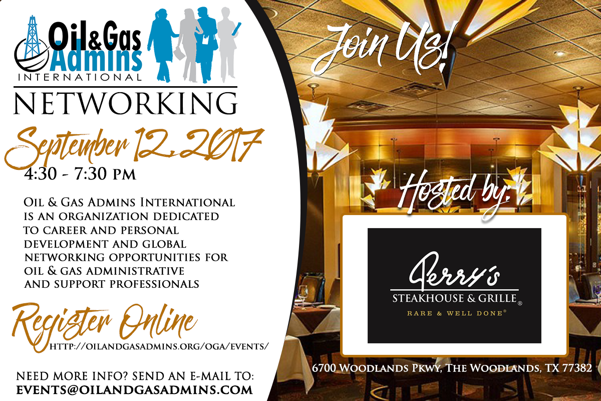 OGA INTERNATIONAL NETWORKING AT PERRY'S STEAKHOUSE & GRILLE