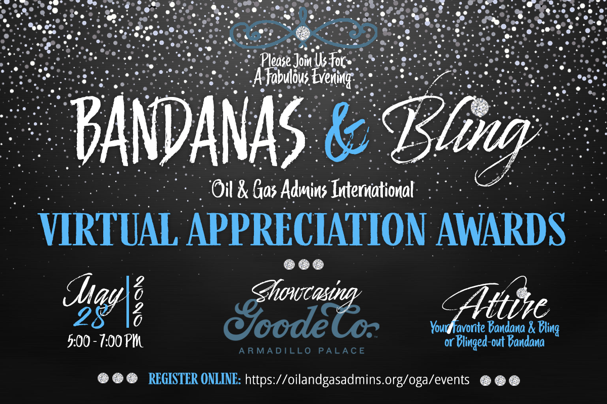 O&GA BANDANAS & BLING VIRTUAL APPRECIATION AWARDS