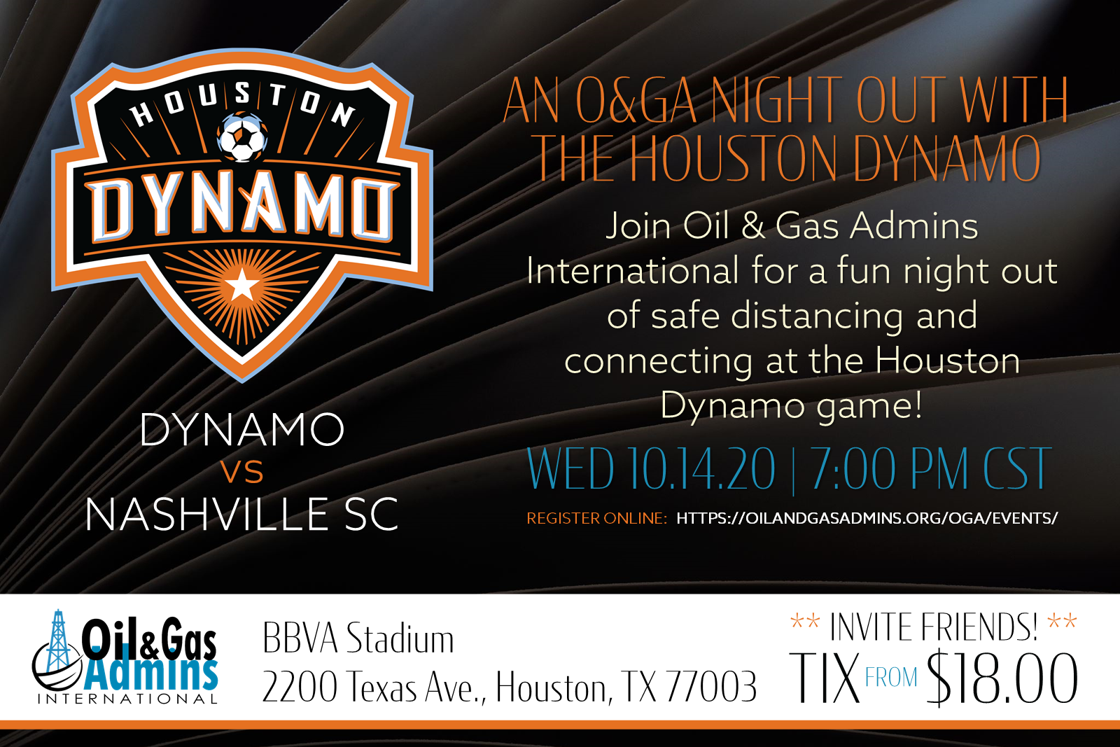 O&GA Night Out at the Houston Dynamo Game