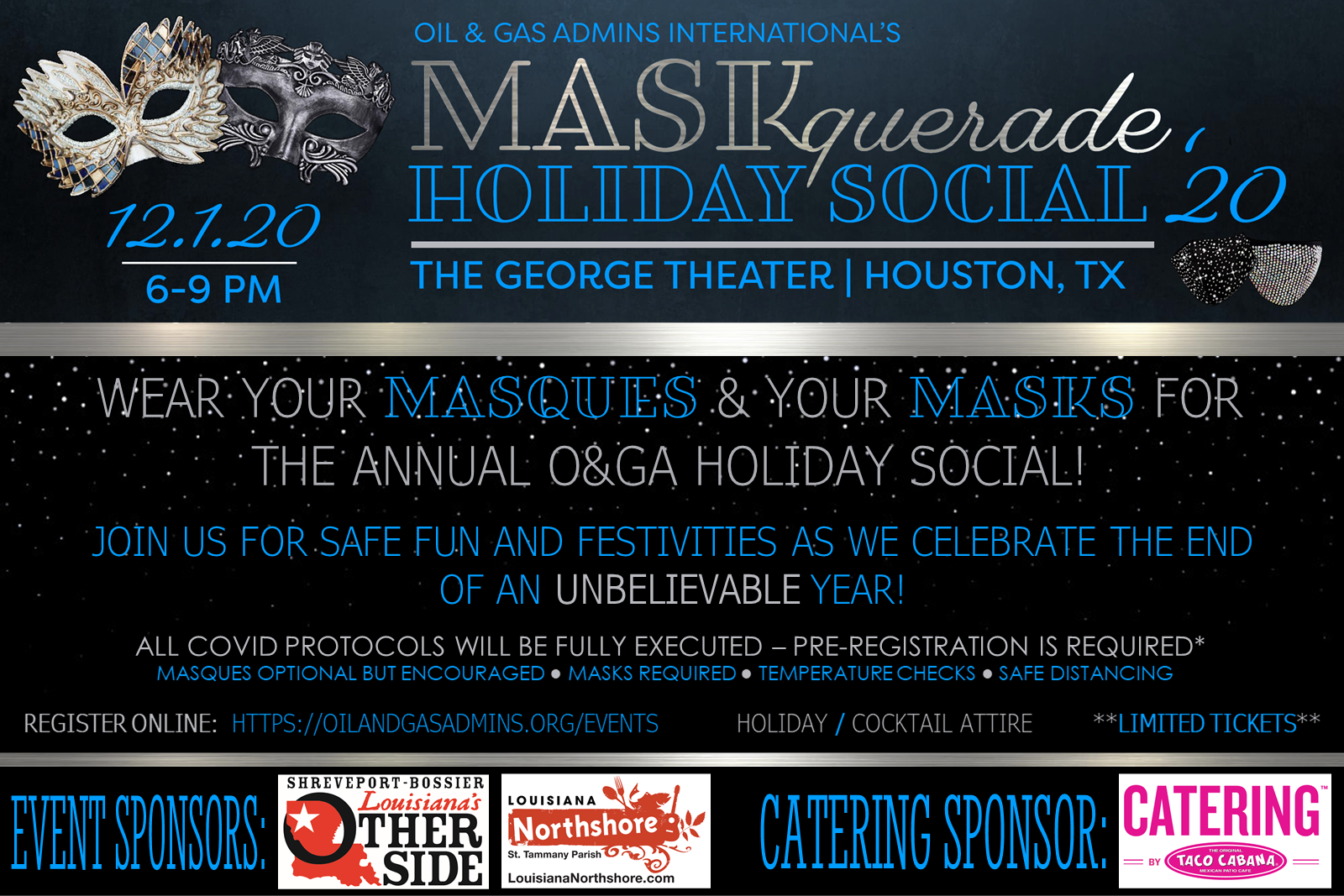 O&GA'S MASKquerade Holiday Social